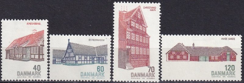 Denmark #513-6 F-VF Unused CV $2.75 (Z8142)