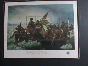 ​UNITED STATES-1976 SC#1688-WASHINGTON CROSSING DELAWARE RIVER  MNH S/S -VF