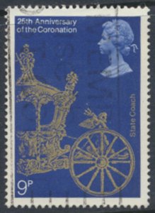 GB  SG 1059  SC# 835    Used   Coronation Anniv  see details & scans    