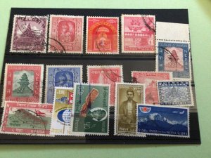 Nepal used stamps Ref A4868