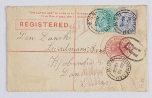 NEW SOUTH WALES Registered Envelope: 1898 QV 3d Red size F. H&G C12.