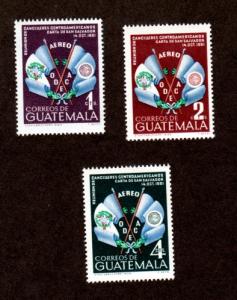 Guatemala # C204-C206 Mint!