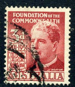 Australia - Scott #240 - 3 p - Sir Edmund Barton - Used