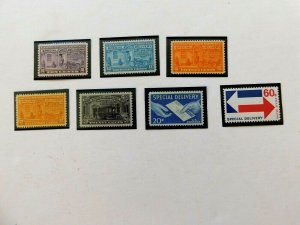 US  #E15-20, #E23, Mint/NH Special Delivery Stamps, housed in mounts 1927//71