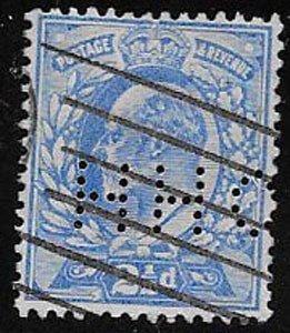 Great Britain, SC 131, perfin, used, ng