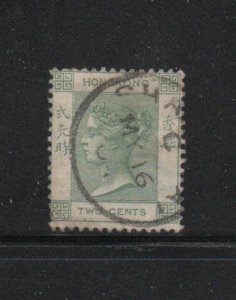 HONG KONG #37  1900   2c  QUEEN VICTORIA    USED F-VF  e