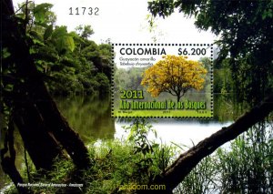 271192 MNH COLOMBIA 2011 NATURALEZA