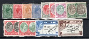 St Kitts-Nevis 1938-50 A Value Between Sg 68a E 77f Mlh /MH-