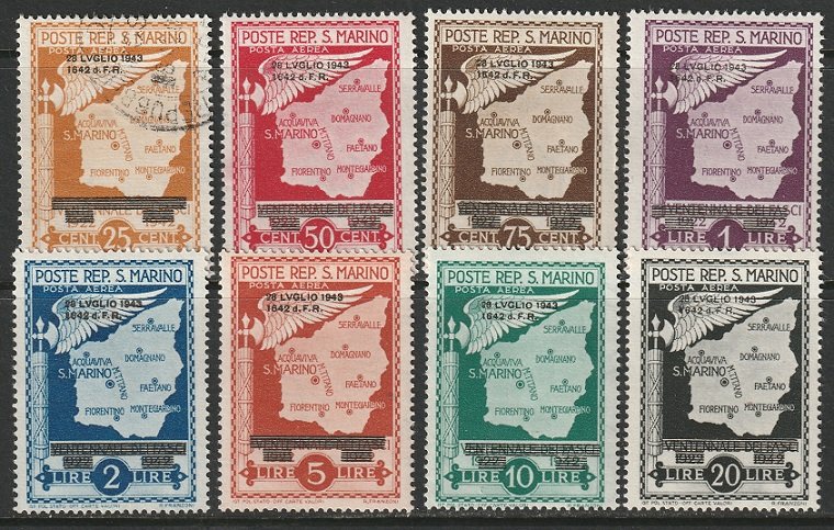 San Marino Sc C26-C33 set most MH