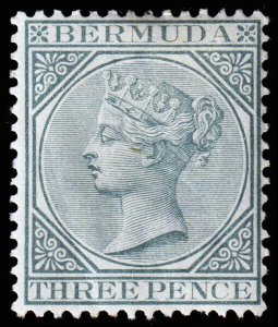 Bermuda Scott 23 (1886) Mint H OG F-VF, CV $27.50 C