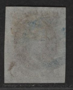 $US Sc#1 used VF 4 margins! Blue cancel cv. $390 