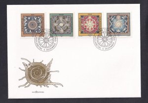 Liechtenstein   #1039-1042  FDC 1994  the four elements by Ernst Steiner