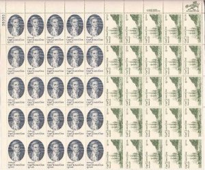 US Stamp - 1978 Captain Cook - 50 Stamp Sheet - Scott #1732-3