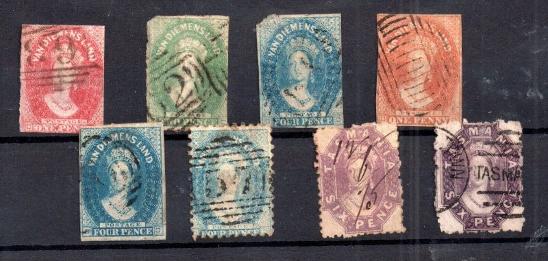 Tasmania QV unchecked Chalon used collection WS15907