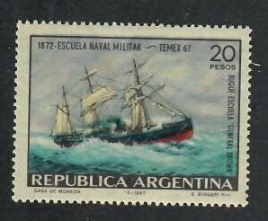 Argentina; Scott 847; 1967; Unused; NH; Ships