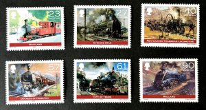 Isle of Man: 2004 The Power of Steam, Bicentenary of First Steam Train, MNH