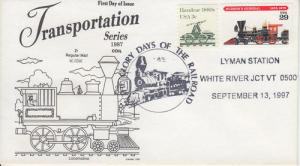 1997 Railroad Pictorial Glory Days White River Jct VT - Gamm