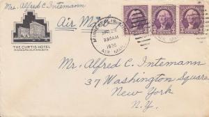 United States Minnesota Minneapolis Air Mail 1938 duplex  3c Washington 1934 ...