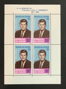 Niger #C44a - John F. Kennedy - Souvenir Sheet - MNH