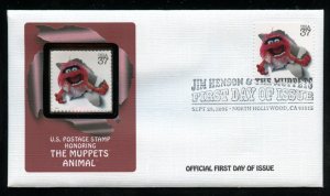 US 3944g Jim Henson Muppets Animal UA Fleetwood cachet FDC combo DP