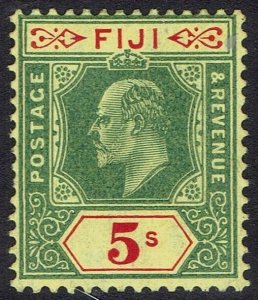 FIJI 1906 KEVII 5/-