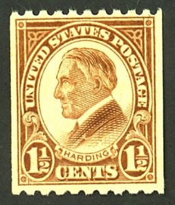 U.S. #605 MINT OG NH