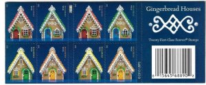 Gingerbread House  forever stamps  5 Sheets of 20pcs，total 100pcs