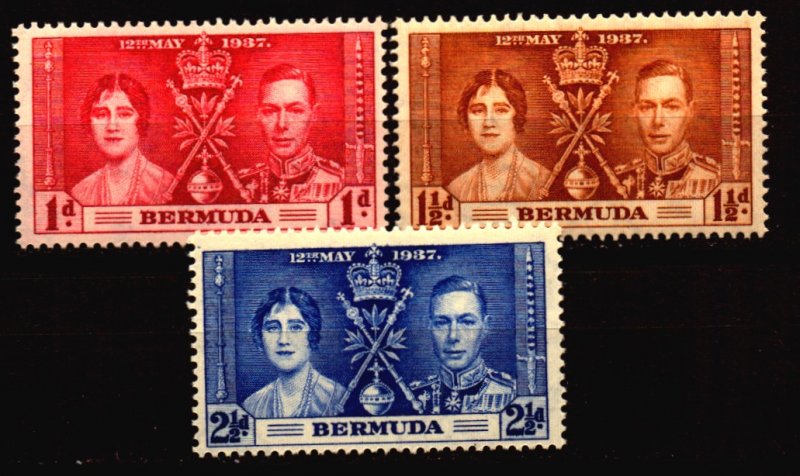 Bermuda Scott 115 - 117 Unused NH