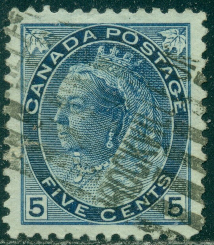 CANADA SCOTT # 79, USED, TOWN PRECANCEL, EXTRA FINE, GREAT PRICE! 