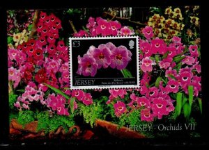 Jersey Sc 1513 2011 £3 Orchid stamp sheet mint NH