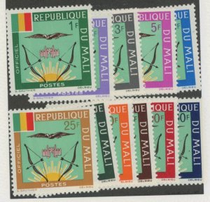 Mali #O12-22 Mint (NH) Single (Complete Set)