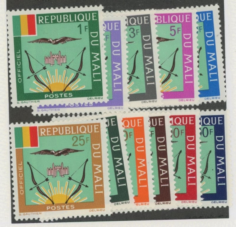 Mali #O12-22 Mint (NH) Single (Complete Set)