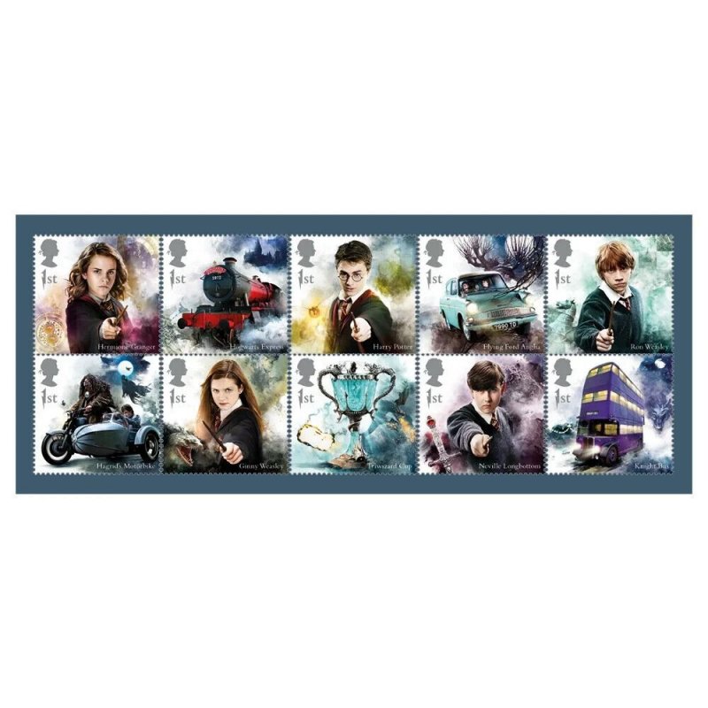 Harry Potter Stamps colecction