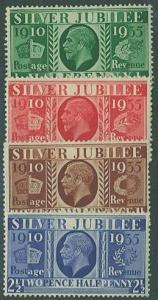 Great Britain SC#226-9 King George V Jubilee, MH/MNH