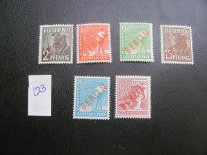 BERLIN 1949 MNH SC 9N21/31 LOT   XF  $85 EUROS (123)