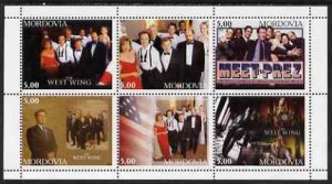 MORDOVIA - 2002 - The West Wing - Perf 6v Sheet -Mint Never Hinged-Private Issue