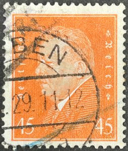 Germany 1928-32, SC 380, Used, F, HR, President Friedrich Ebert
