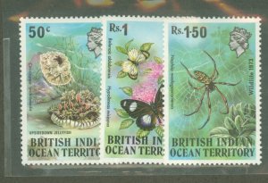 British Indian Ocean Territory #54-56  Single (Complete Set)