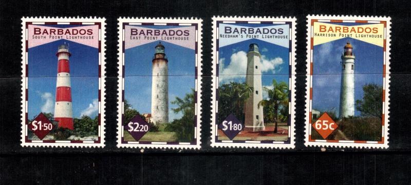 Lighthouses of Barbados...4 var..mnh