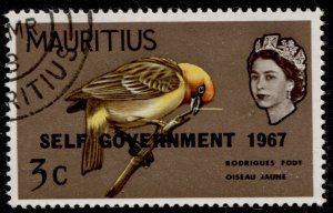 Mauritius #307 Overprint Self Government Used CV$0.40