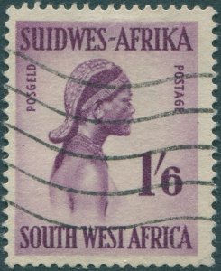 South West Africa 1954 SG162 1/6 Native FU