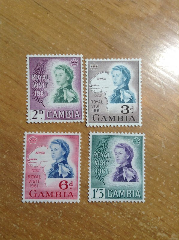 Gambia  # 168-71  MH