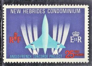 NEW HEBRIDES  BRITISH 1968 MN CONCORDE SEE SCAN