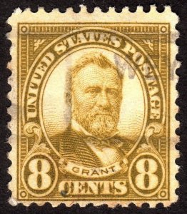 1927, US 8c, Ulysses S. Grant, Used, Sc 640