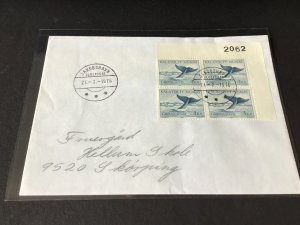 Greenland 1976 stamps Block  cover Ref R32093