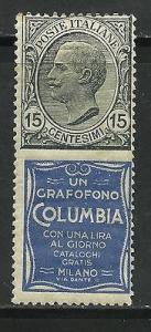 Italy #96d, Mint Hinge