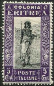 .00Eritrea SC# 112 Postman 5c MH SCV $8.00