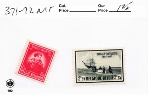BELGIUM  371-72   MNH