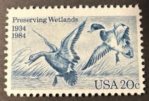 US # 2092 Preserving Wetlands,    20c 1984 Mint NH