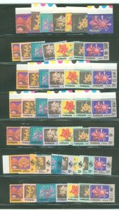 Malaysia #191-197 Mint (NH) Single (Complete Set) (Flowers)